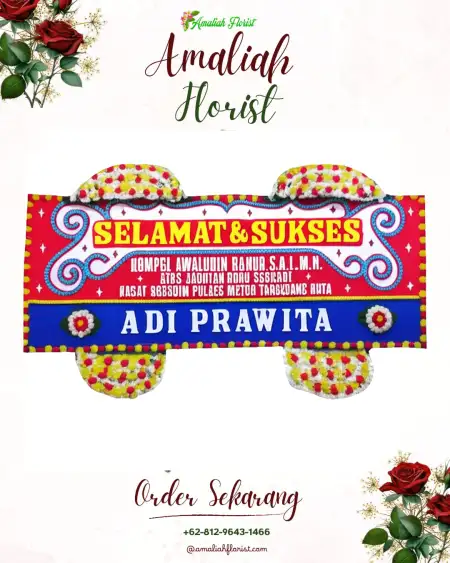Papan Bunga Ucapan Selamat Parungpanjang